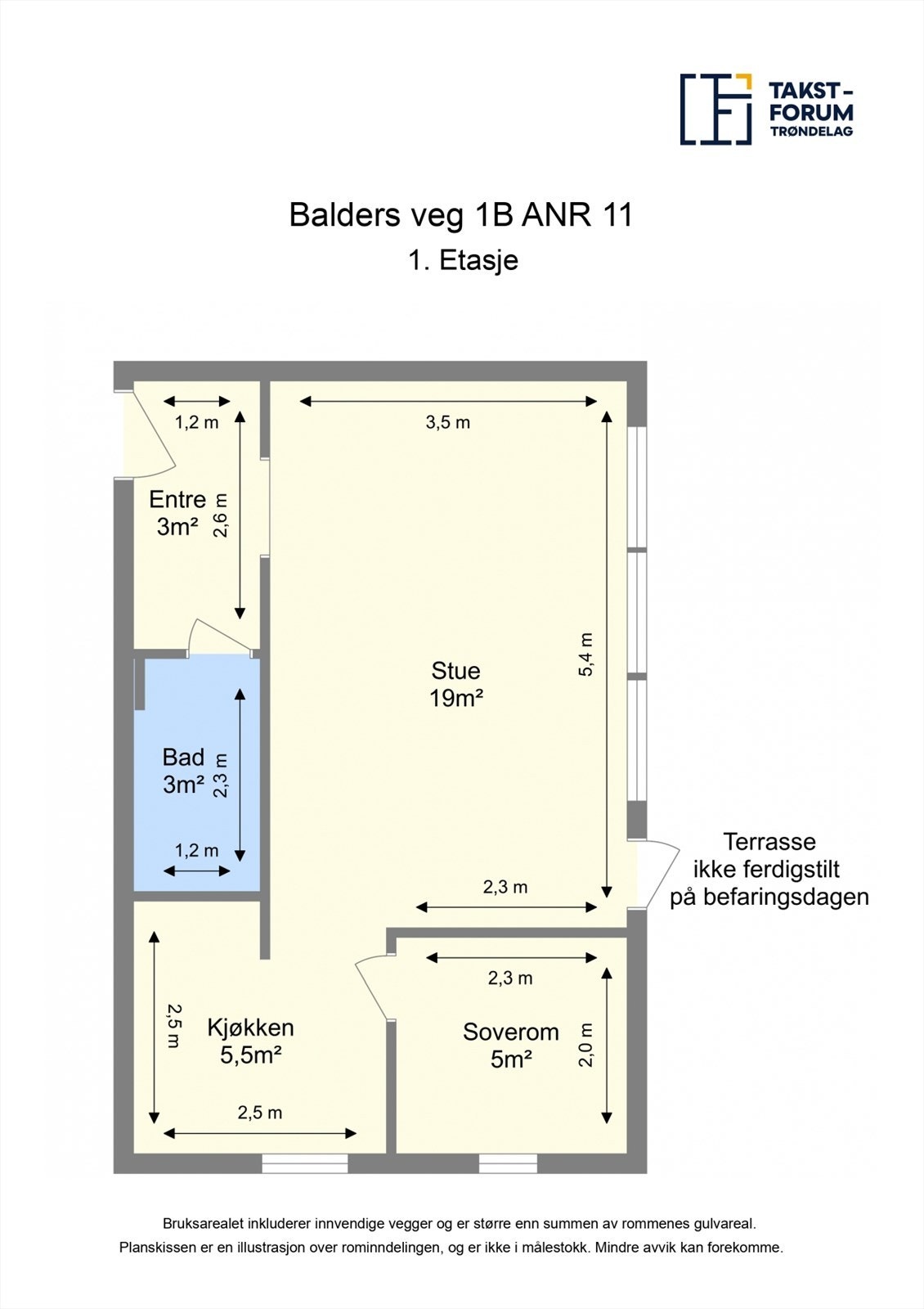 Plantegning Galleribilde