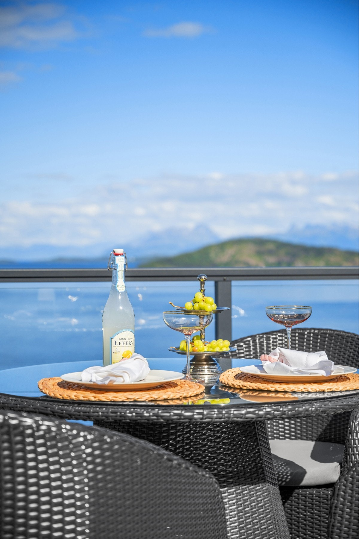 Her kan man invitere til grillmiddag med panoramautsikt! Galleribilde