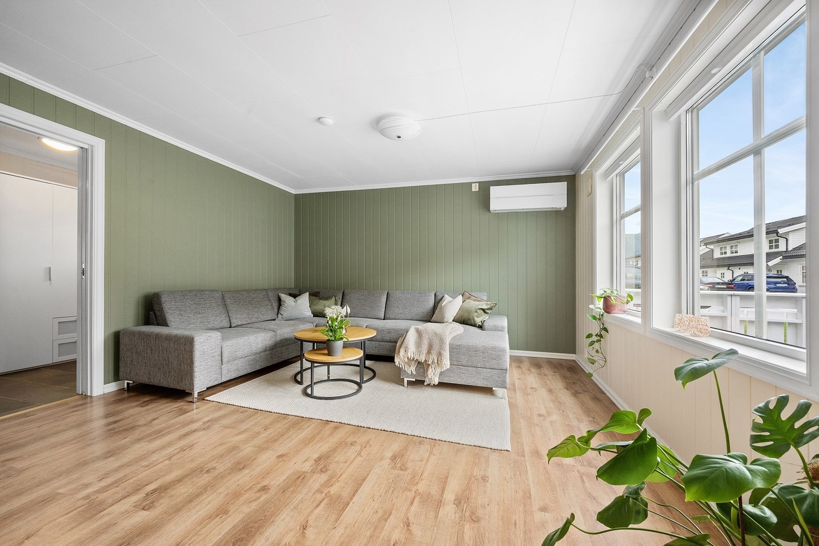 Luft-til-luft-varmepumpe frå 2018 sørgjer for effektiv oppvarming. Galleribilde