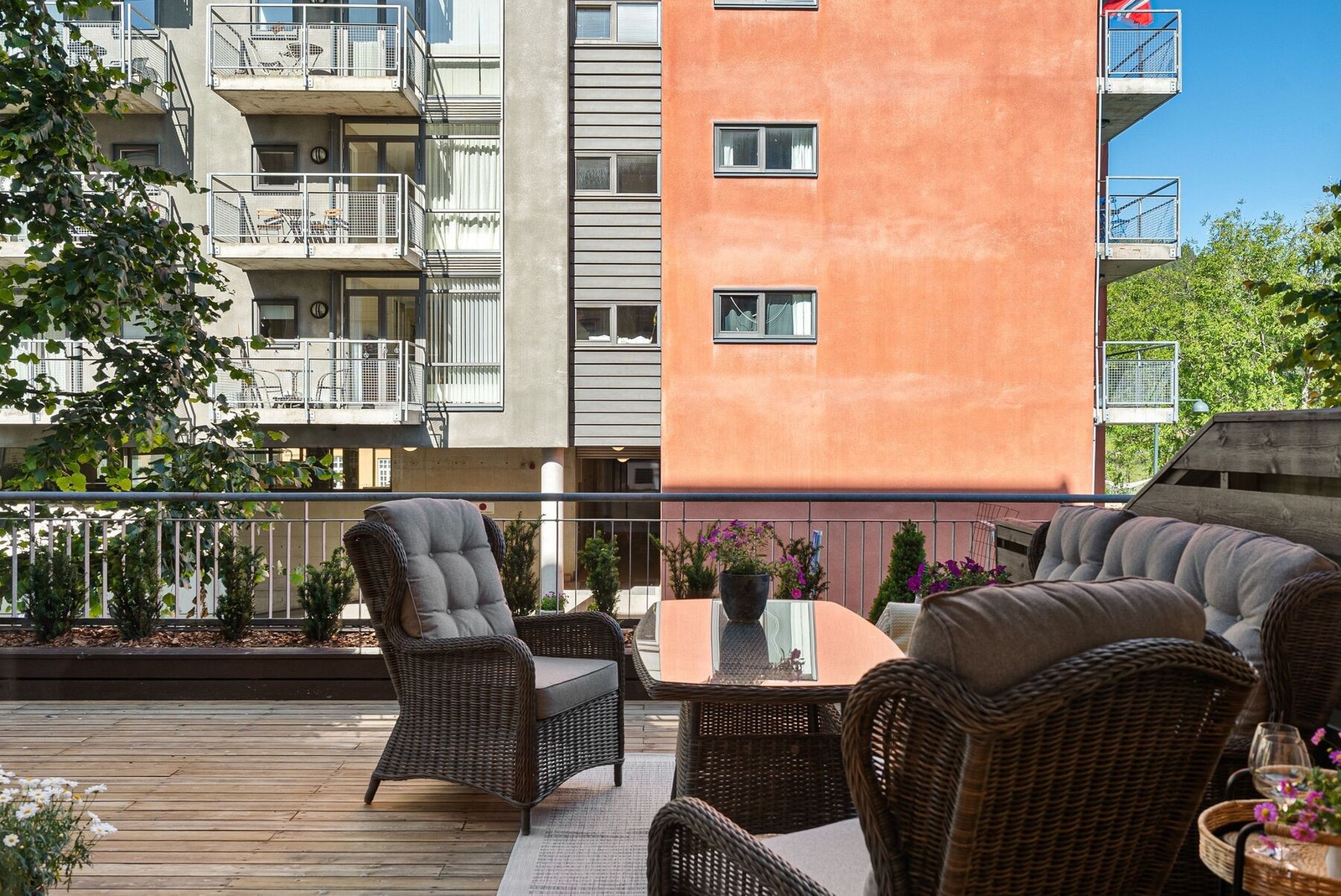 Her ligger alt til rette for hyggelige selskap med venner og familie. Galleribilde