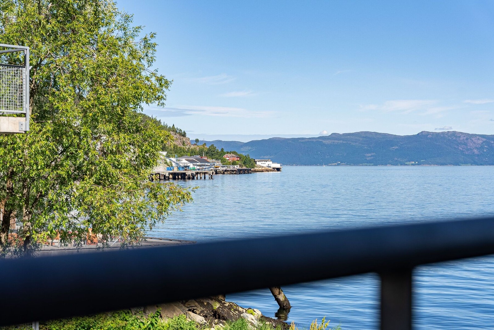 I tillegg til det store arealet har man også lekker fjordutsikt. Galleribilde