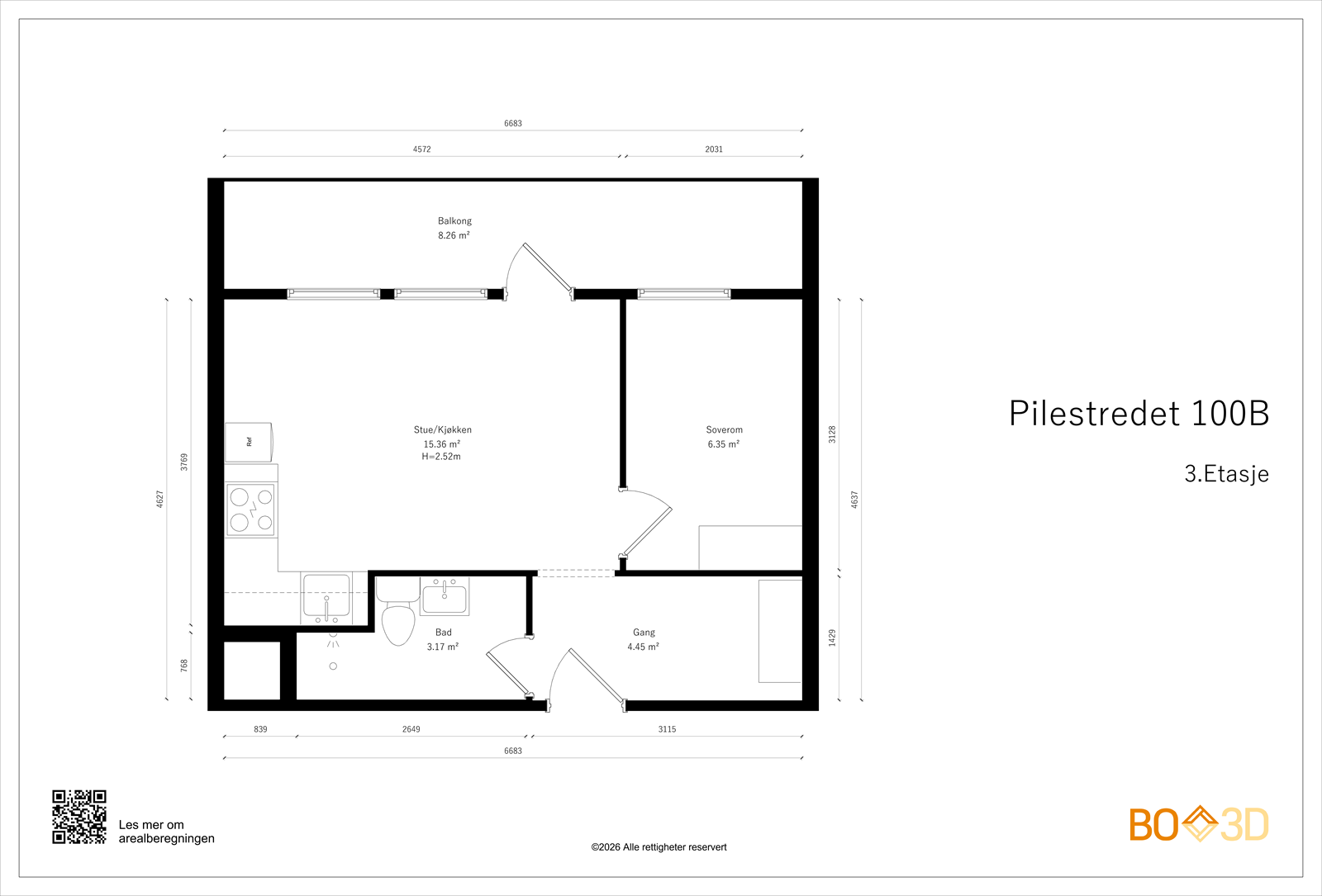 Takstmann plantegning (avvik kan forekomme) Galleribilde