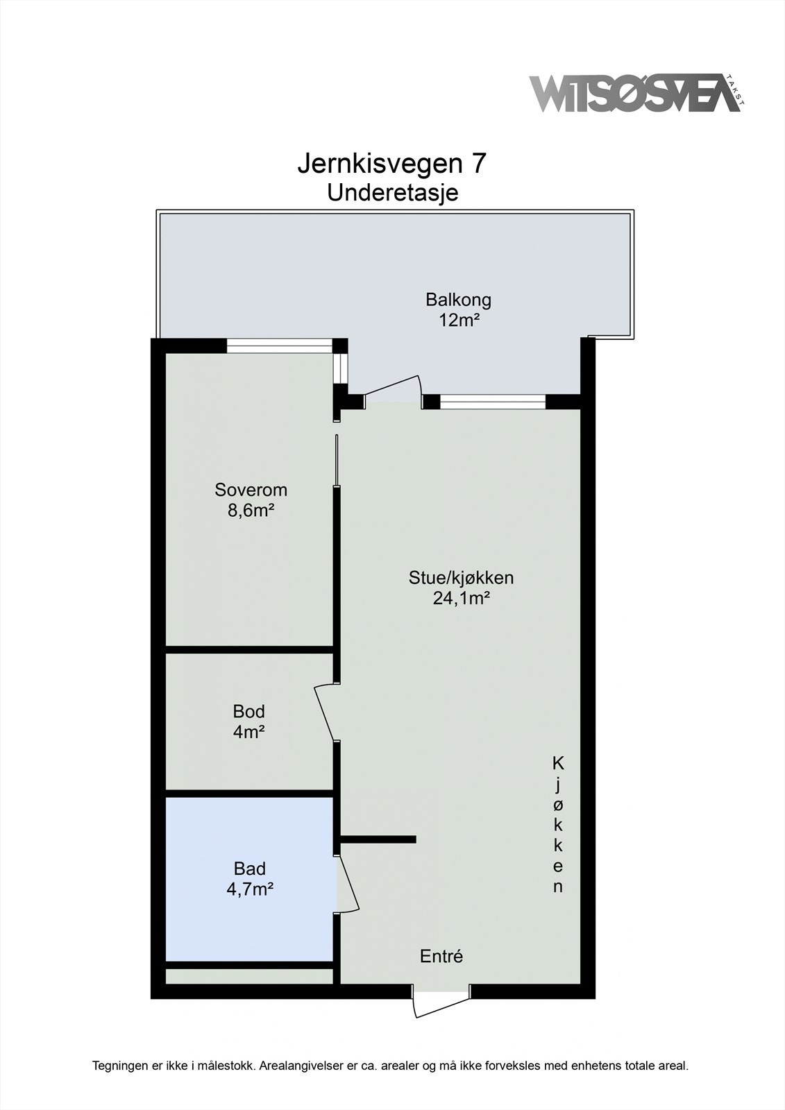 Plantegning Jernkisvegen 7. Galleribilde