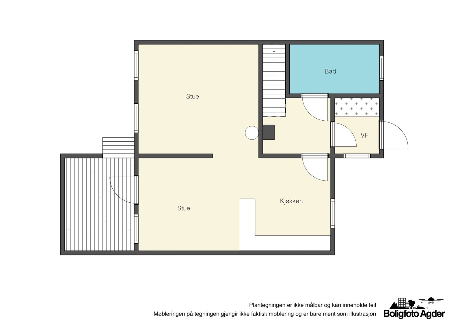 Plantegning hovedetasje Galleribilde