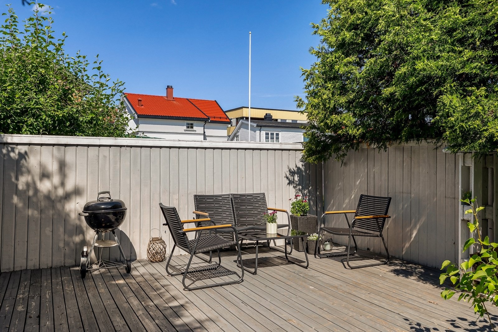 Privat uteplass Galleribilde