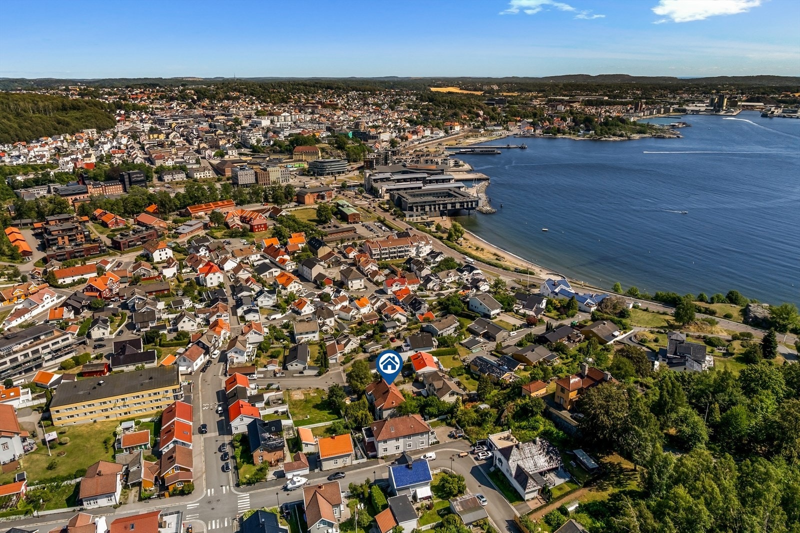 Sentral beliggenhet på Langestrand Galleribilde
