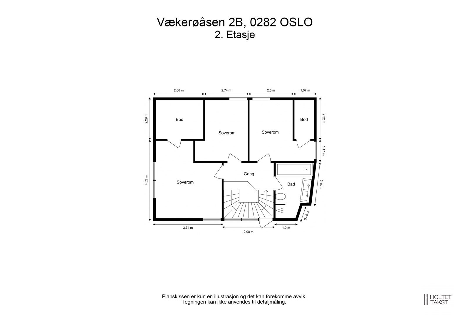 Plantegning - 2. Etasje Galleribilde