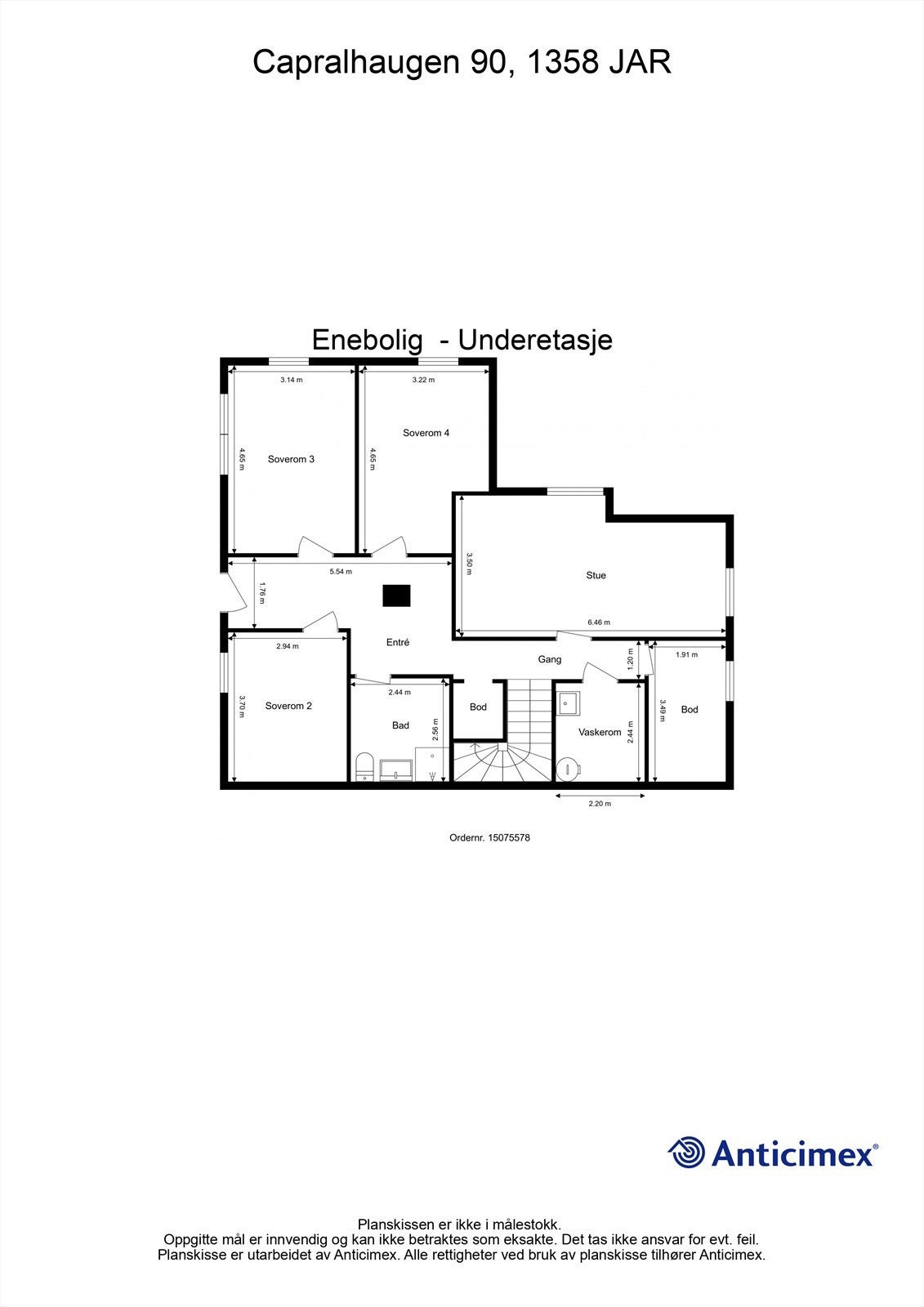 Plantegning Galleribilde