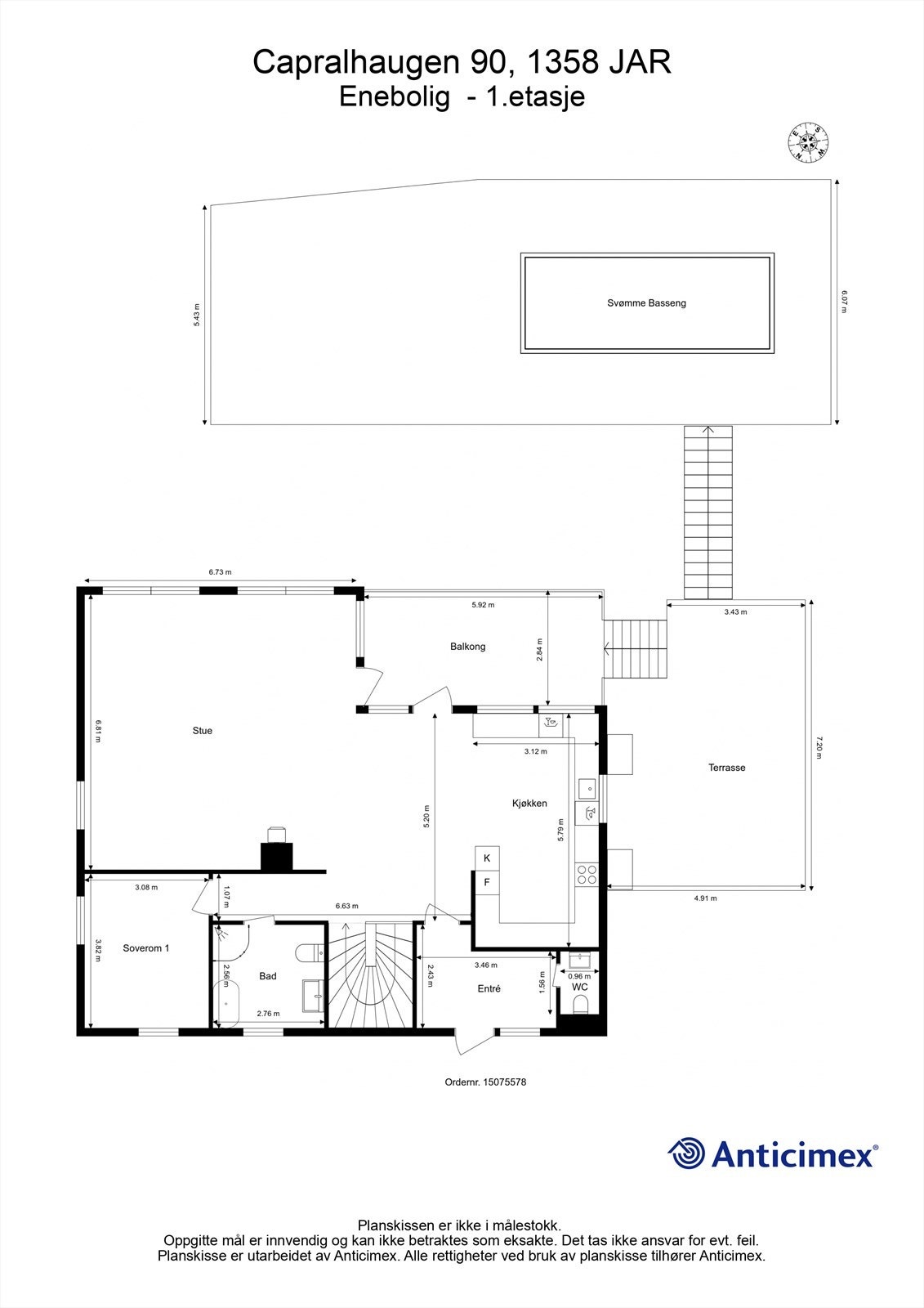 Plantegning Galleribilde