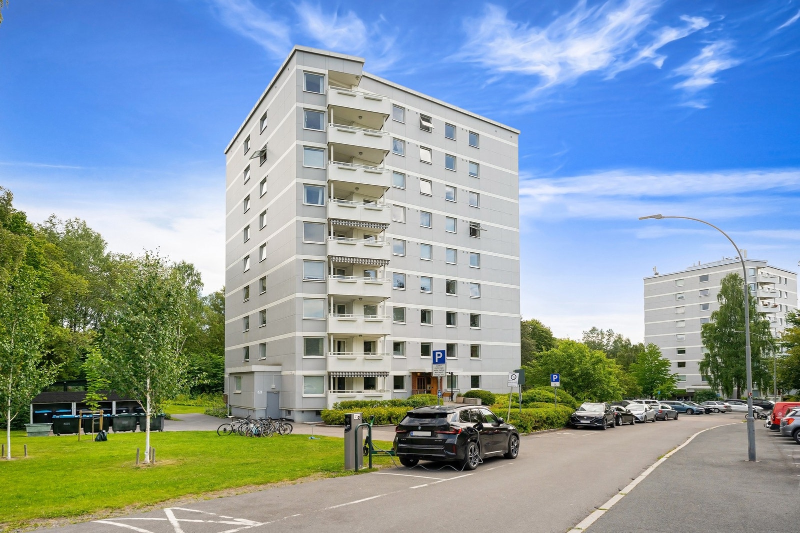 Hamborg Borettslag byr på flere praktiske fellesfasiliteter, blant annet treningsrom, fellesvaskeri og sykkelhus. Galleribilde