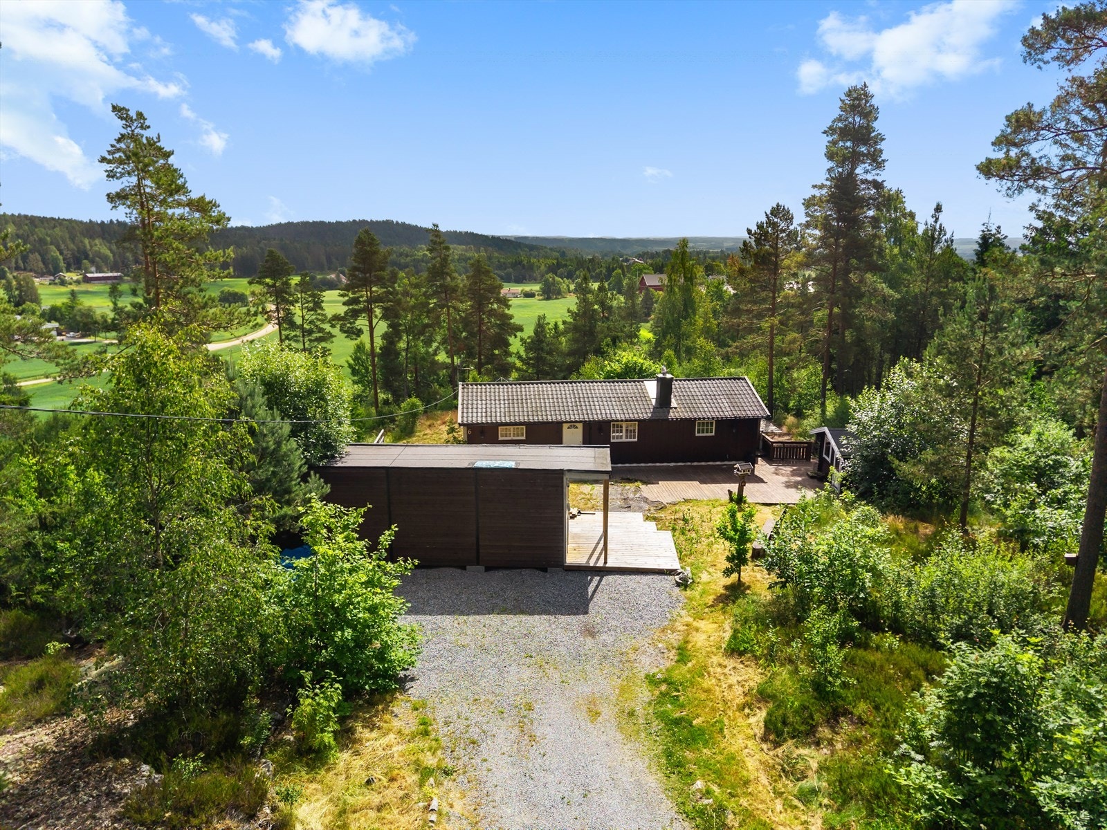 Bilvei helt frem Galleribilde