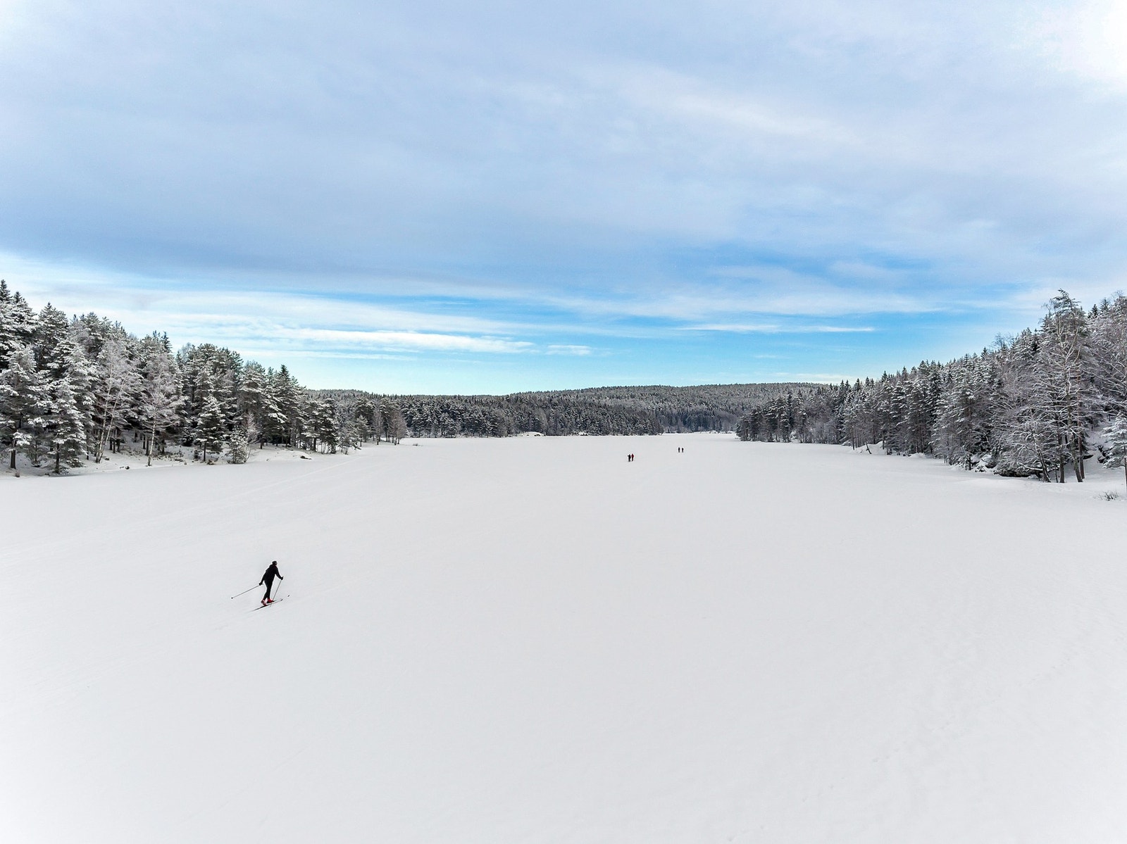 Vinterstid prepareres det flotte skiløyper i marka, når forholdene tillater det. Galleribilde