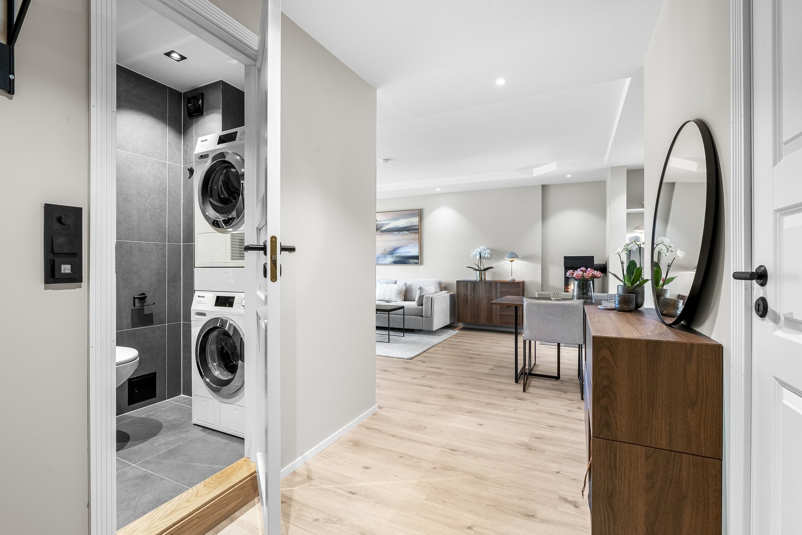 Via gangen tar vi turen videre inn på badet. Galleribilde
