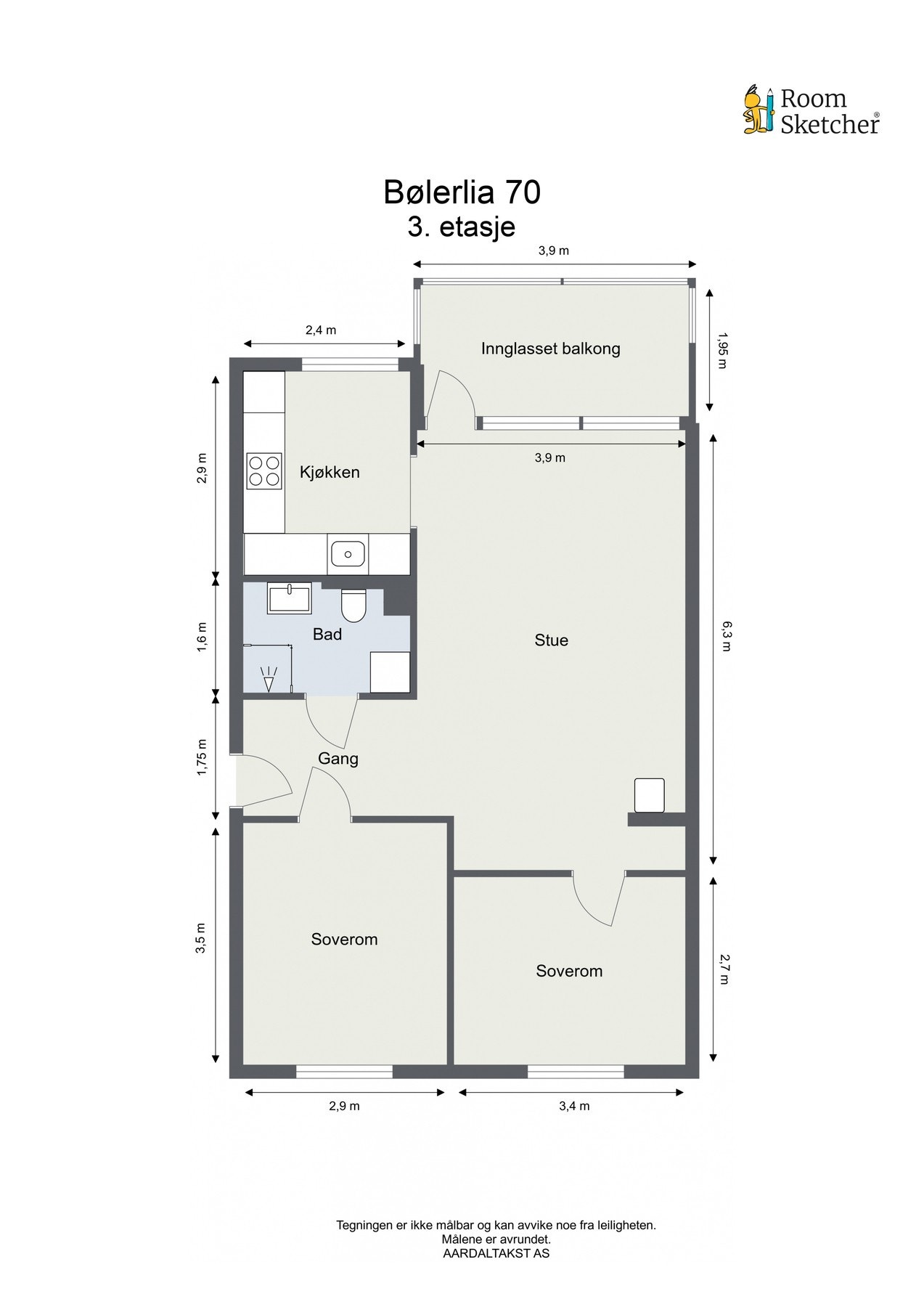 Planskisse. Galleribilde