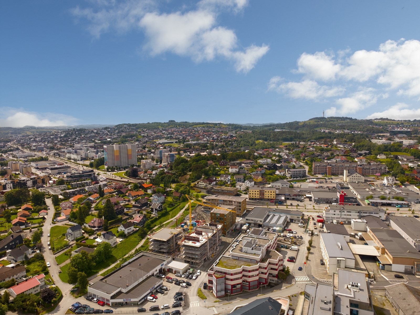 Dronefoto Galleribilde