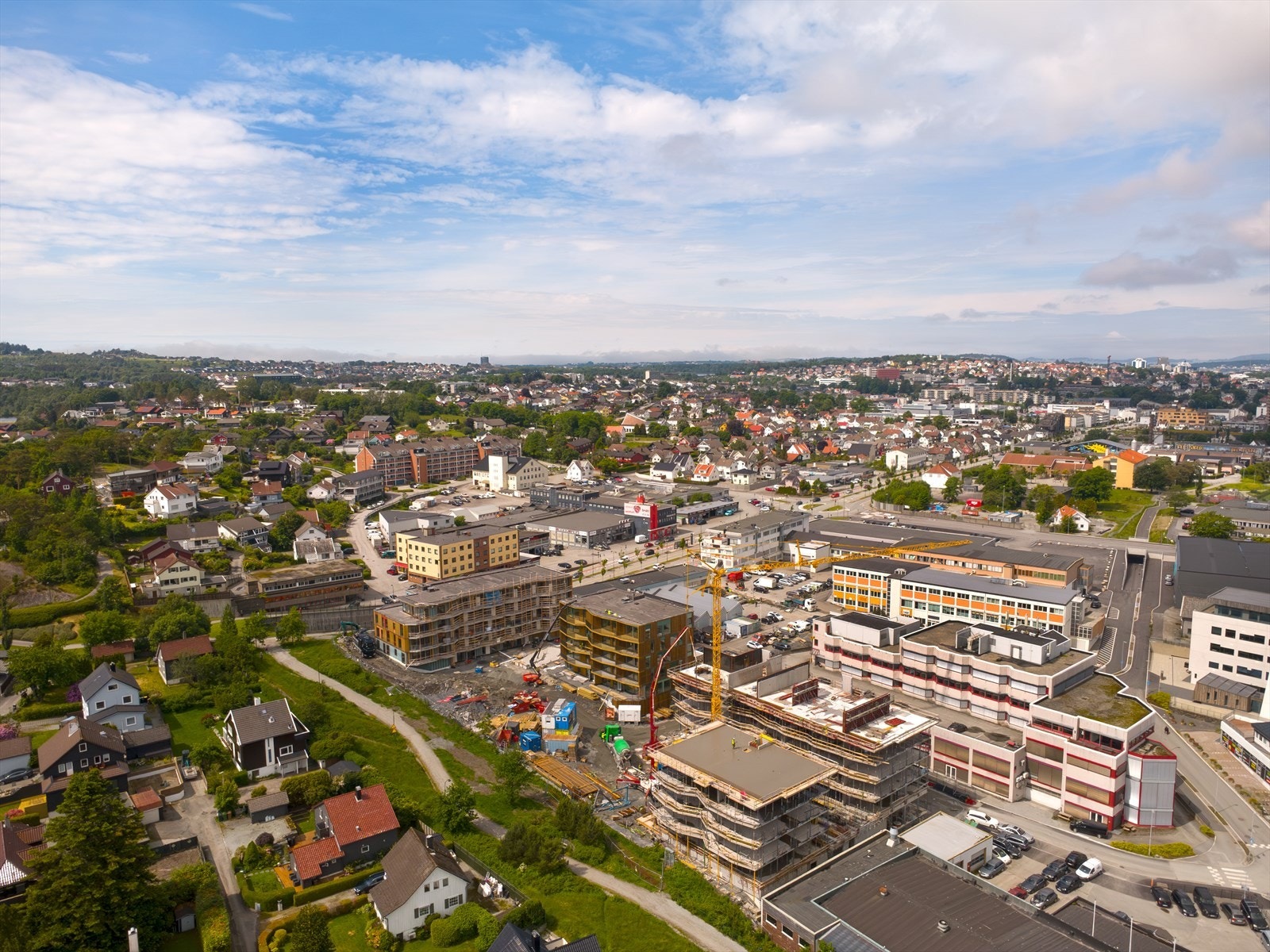 Dronefoto Galleribilde