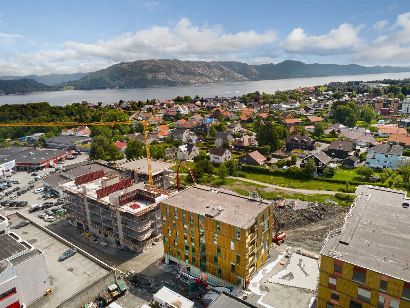 Dronefoto Galleribilde