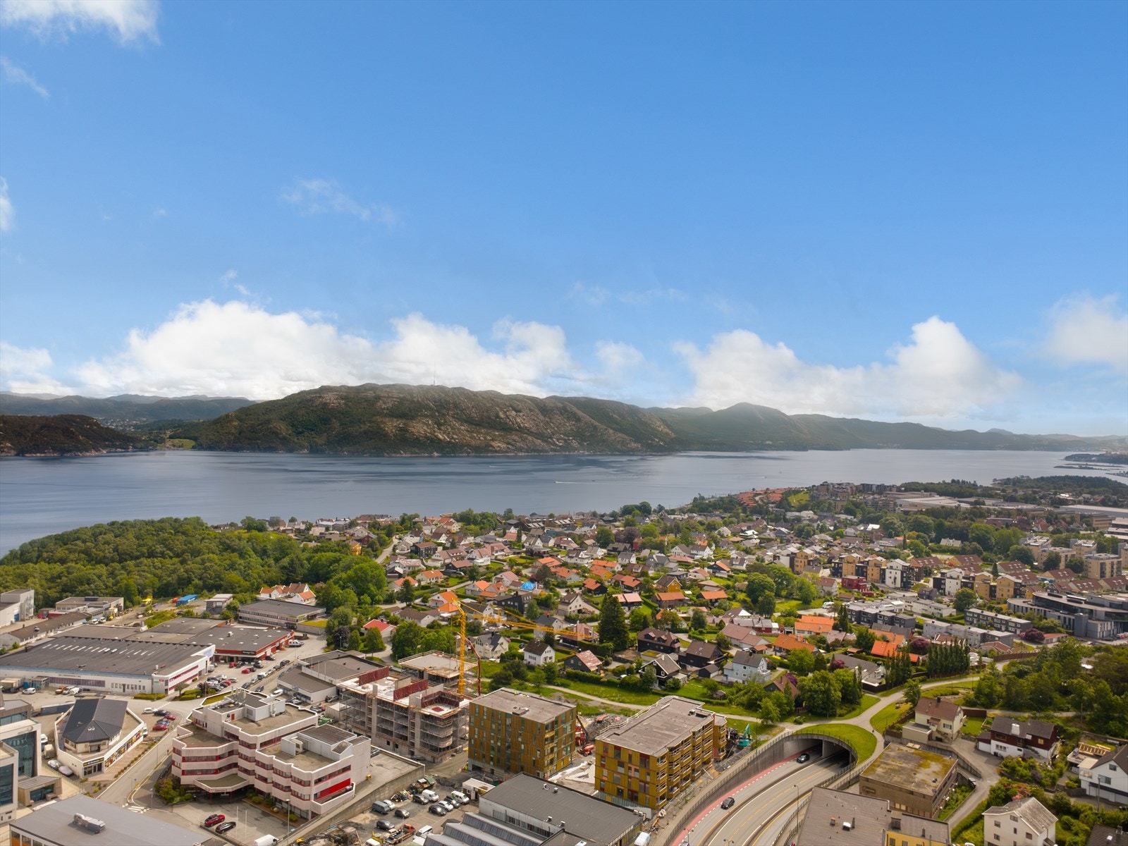 Dronefoto Galleribilde