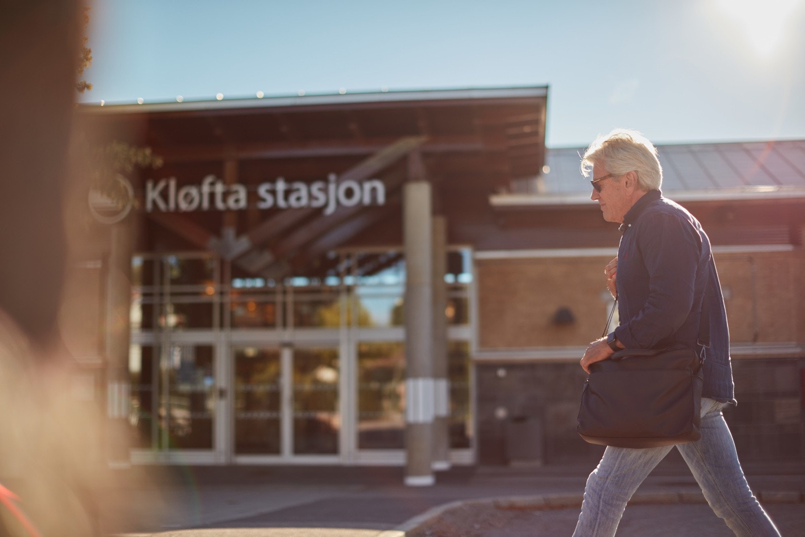 Rett ved Kløfta stasjon Galleribilde