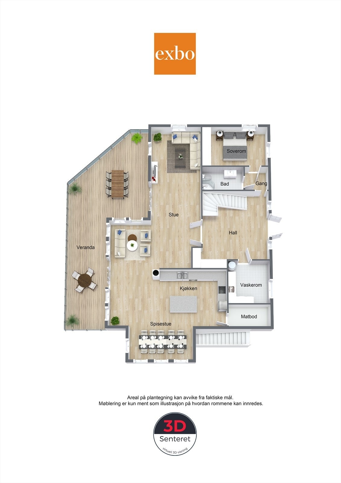 Plantegning 1.etasje Galleribilde