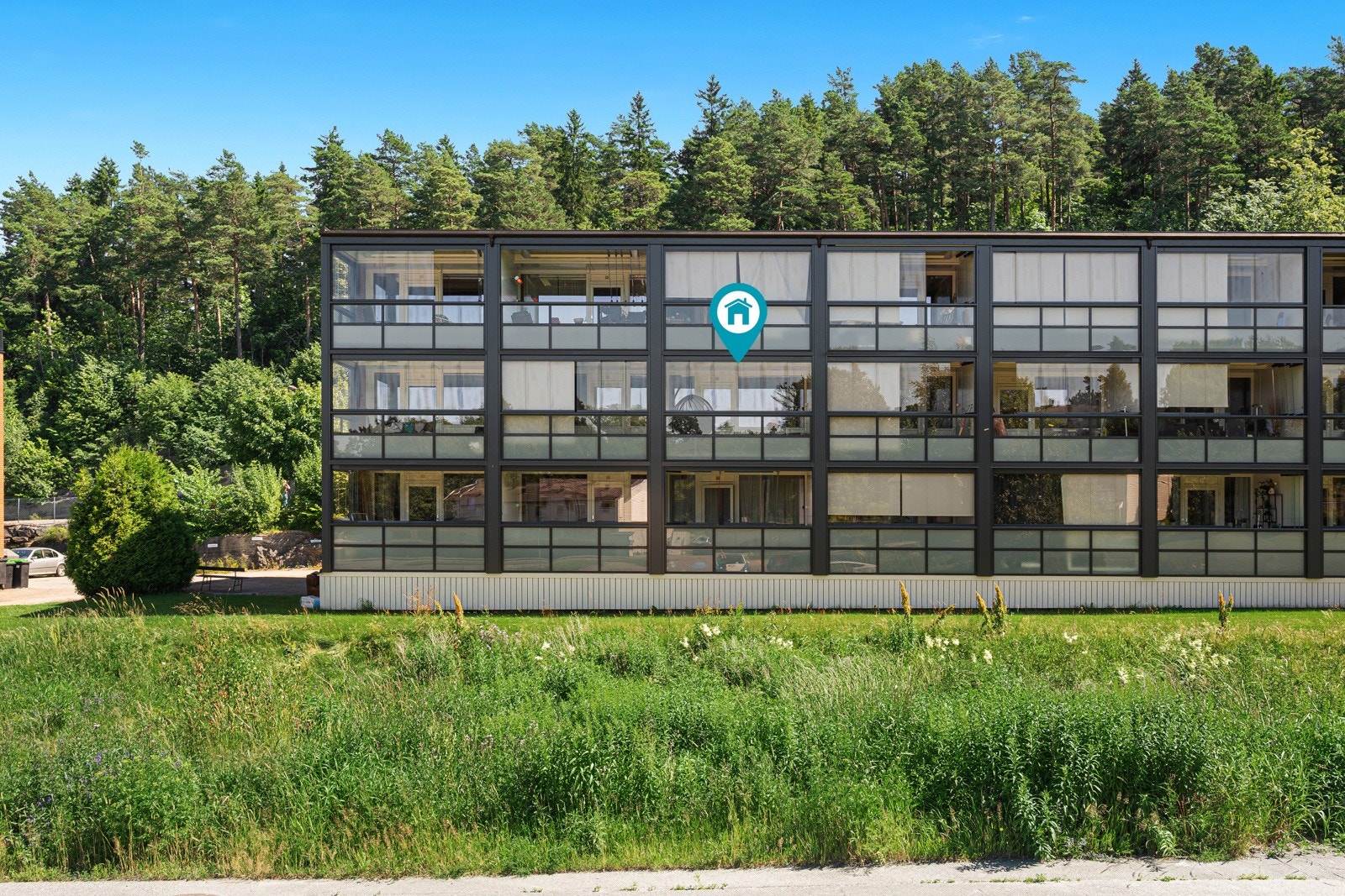 Velkommen til Sykehusvegen 23E - en lys og oppgradert 2-roms andelsleilighet i 2. etasje Galleribilde