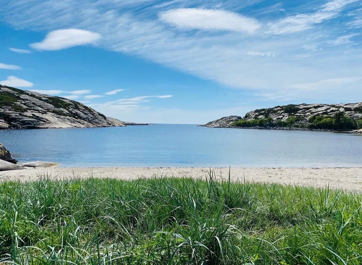 Guttormsvauen - ansett som en av Hvalers flotteste badeplasser, ikke langt fra hytta Galleribilde
