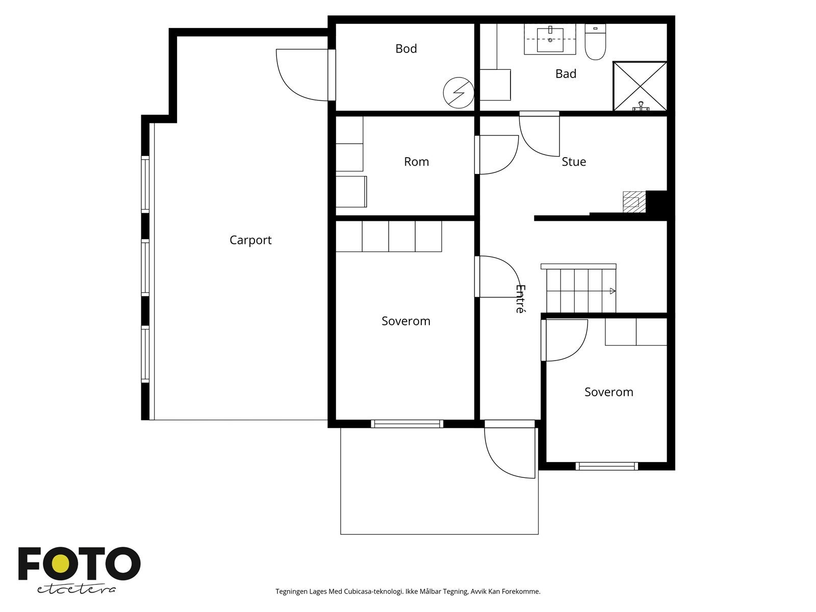 Illustrert planskisse, 1. etasje Galleribilde