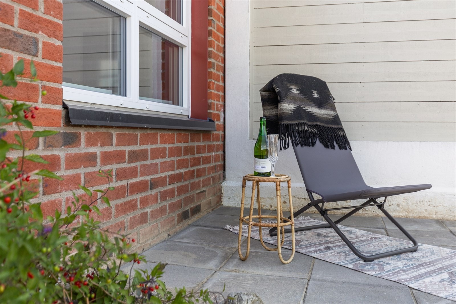 Et perfekt sted for en ekstra sitteplass eller grill. Galleribilde