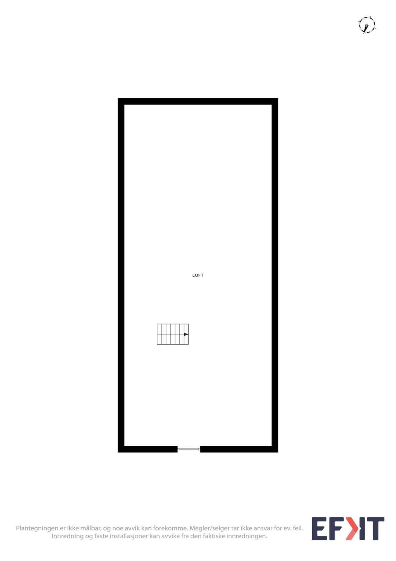 - Planskisse loft - Galleribilde
