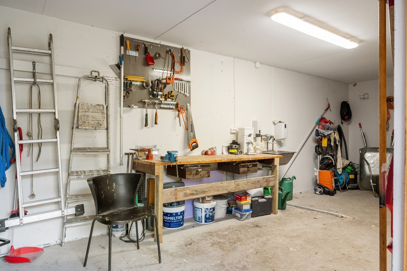 Felles verksted som kan benyttes ved behov. Galleribilde