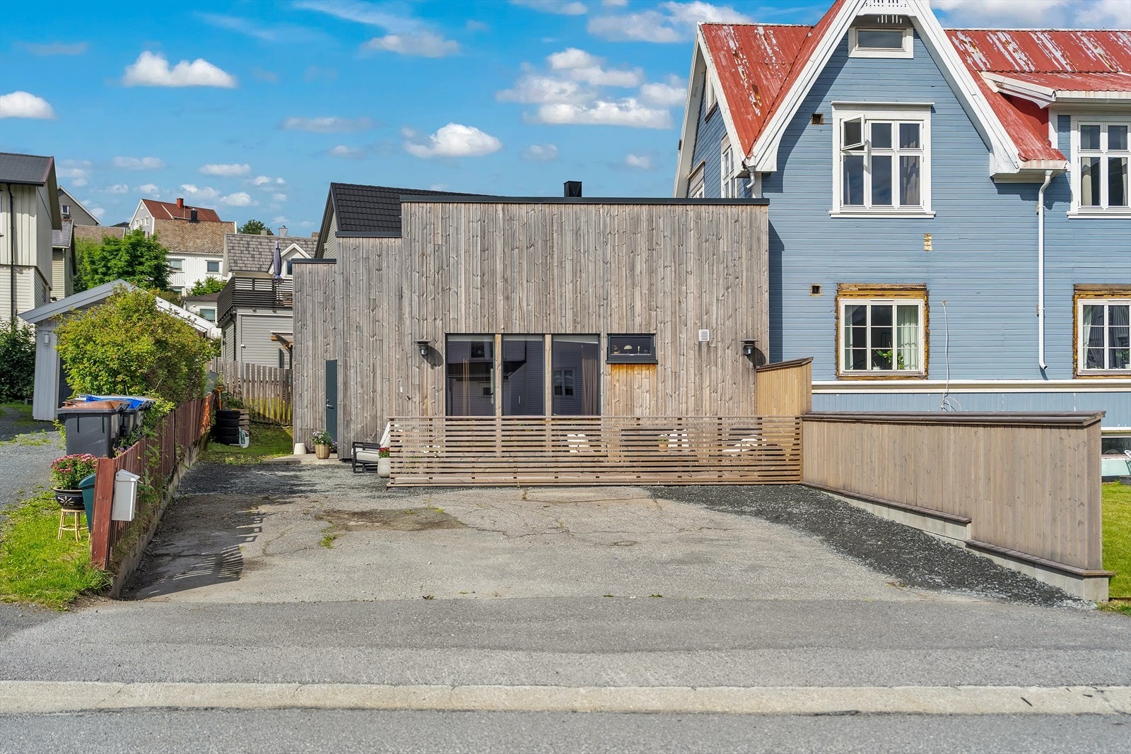 Eiendommen ble bruksendret fra forretningslokale til bolig i 2022. Galleribilde