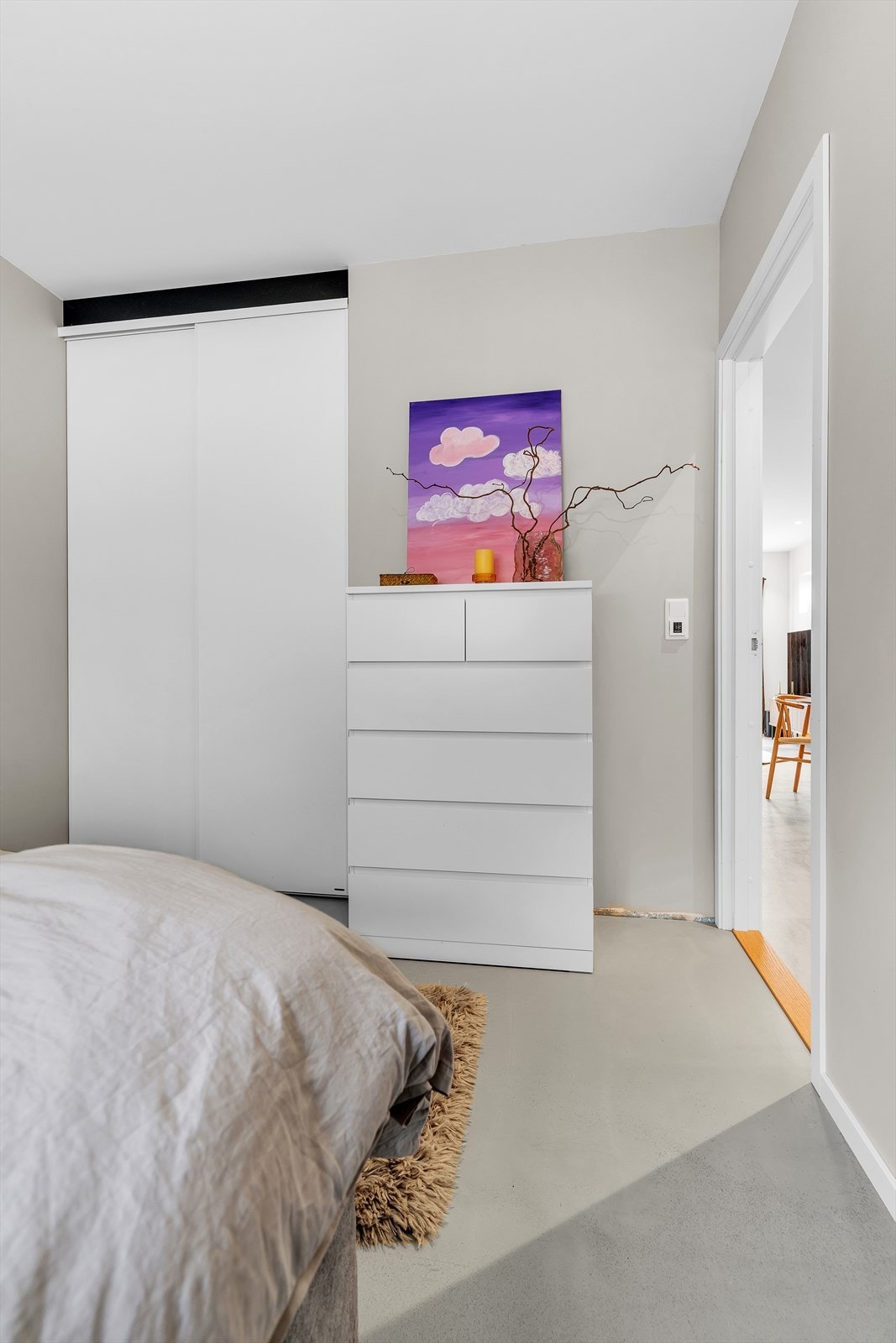Soverommet har plass til garderobeløsning. Galleribilde