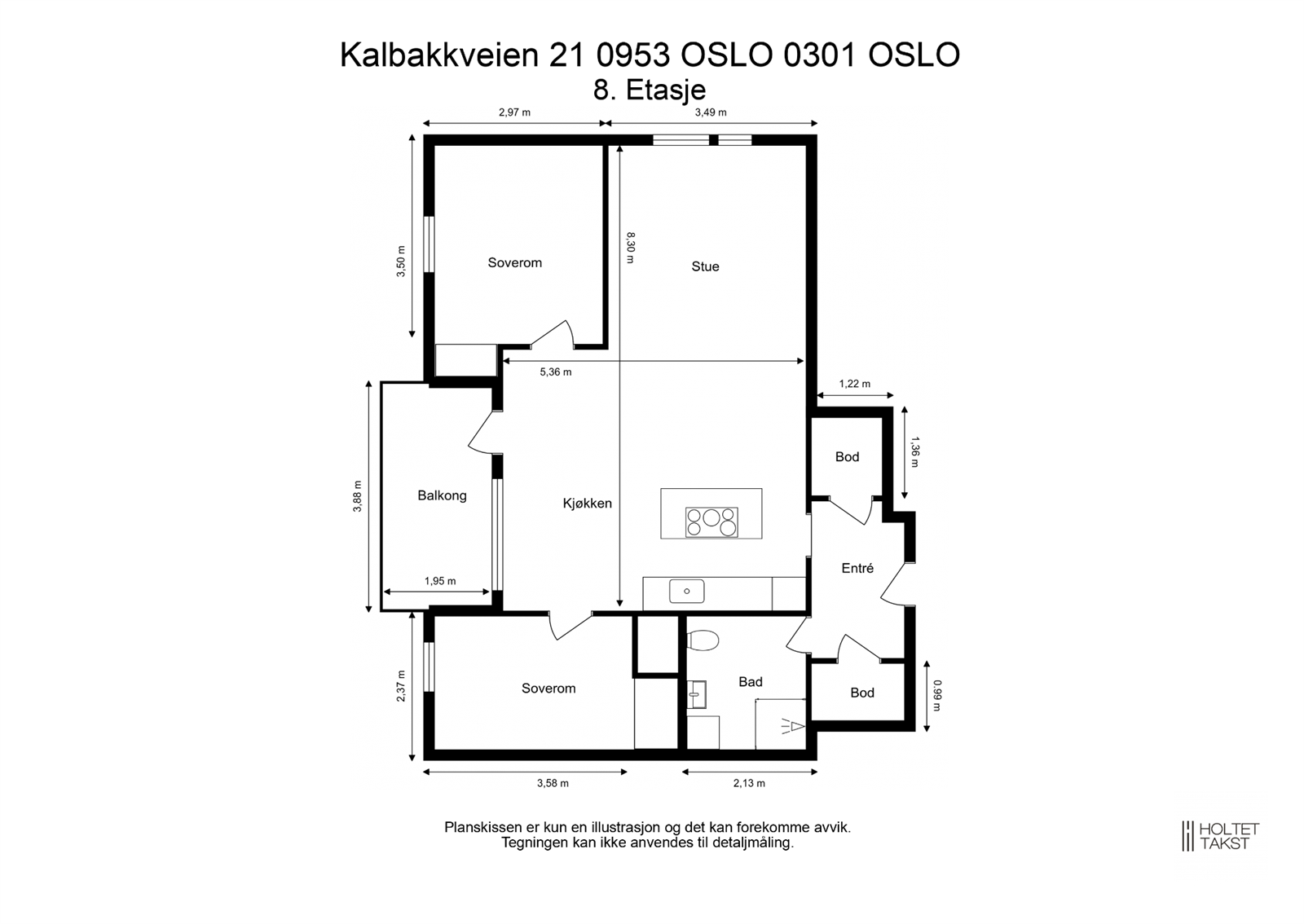 Plantegning. Galleribilde