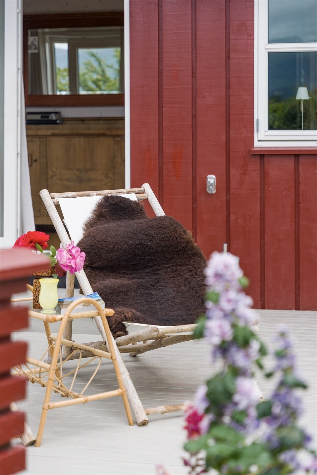 En hyggelig plass på terrassen. Galleribilde
