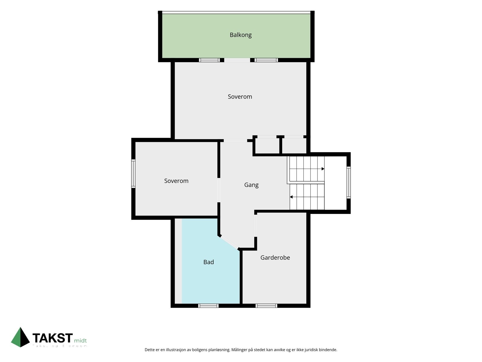 Planskisse loft Galleribilde