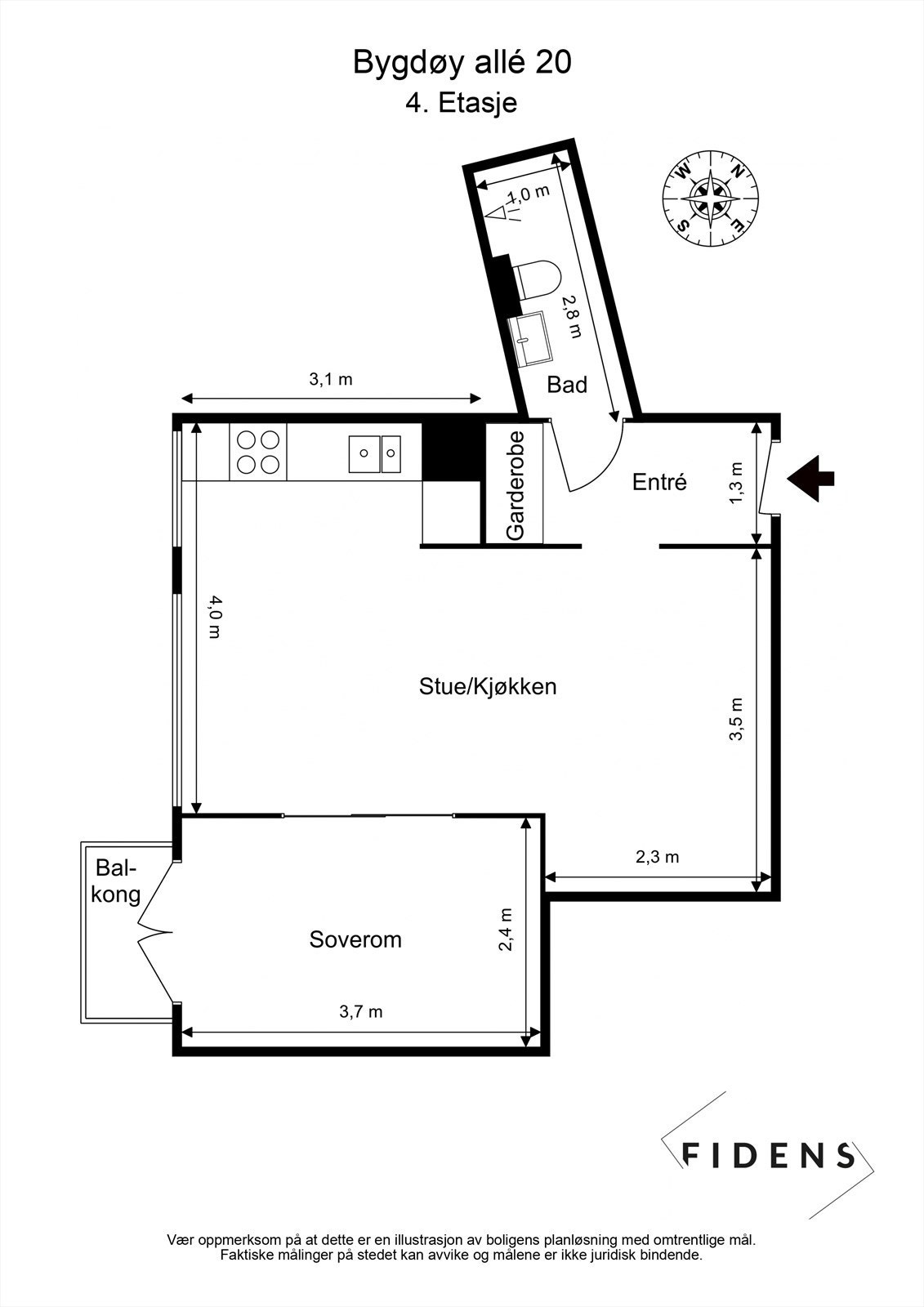 Plantegning Galleribilde