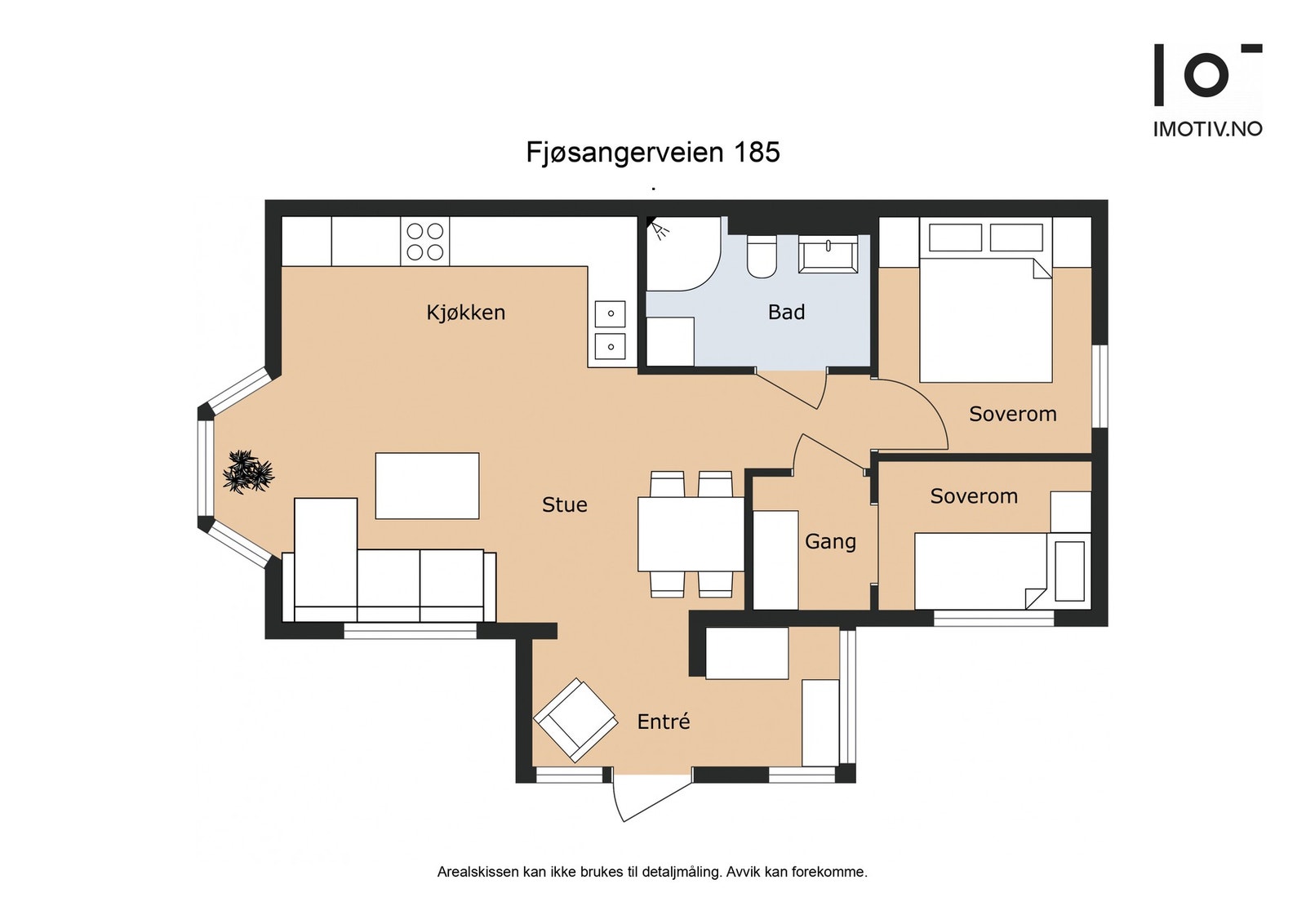 Meget velutnyttet planløsning Galleribilde