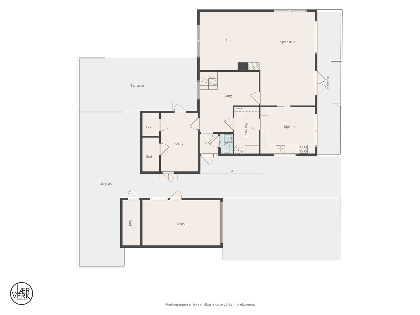 Plan 1 etasje Galleribilde