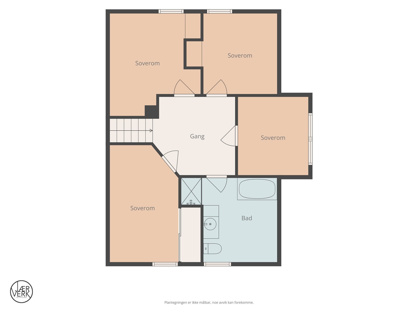 Plan 2 etasje Galleribilde