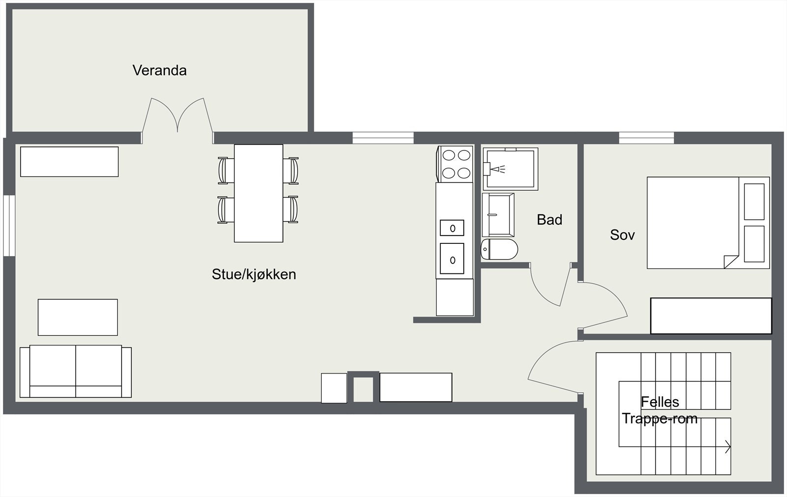 Dagens planløsning. Galleribilde