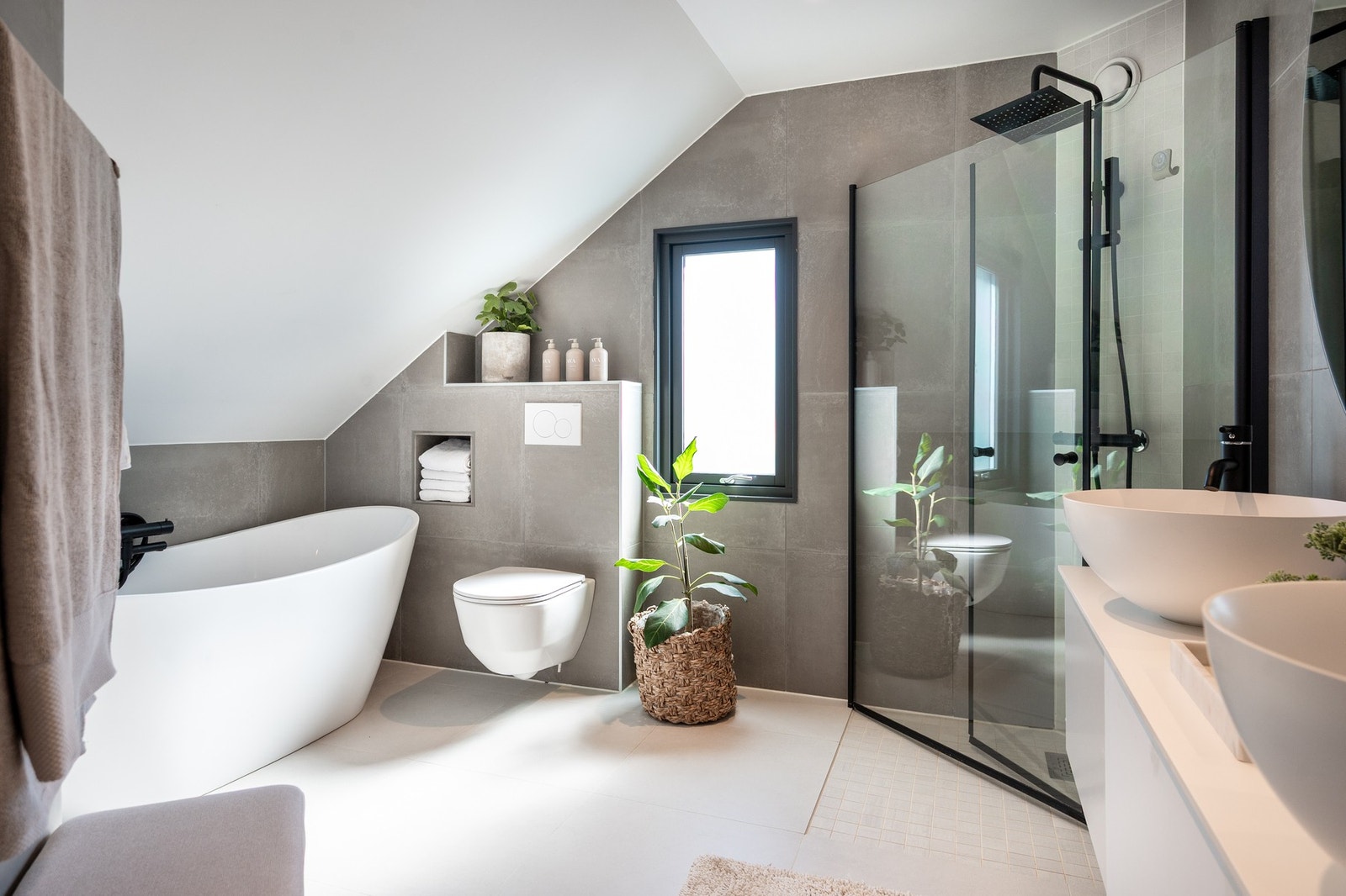 Badet er nytt i 2020 og fremstår i god stand. Galleribilde