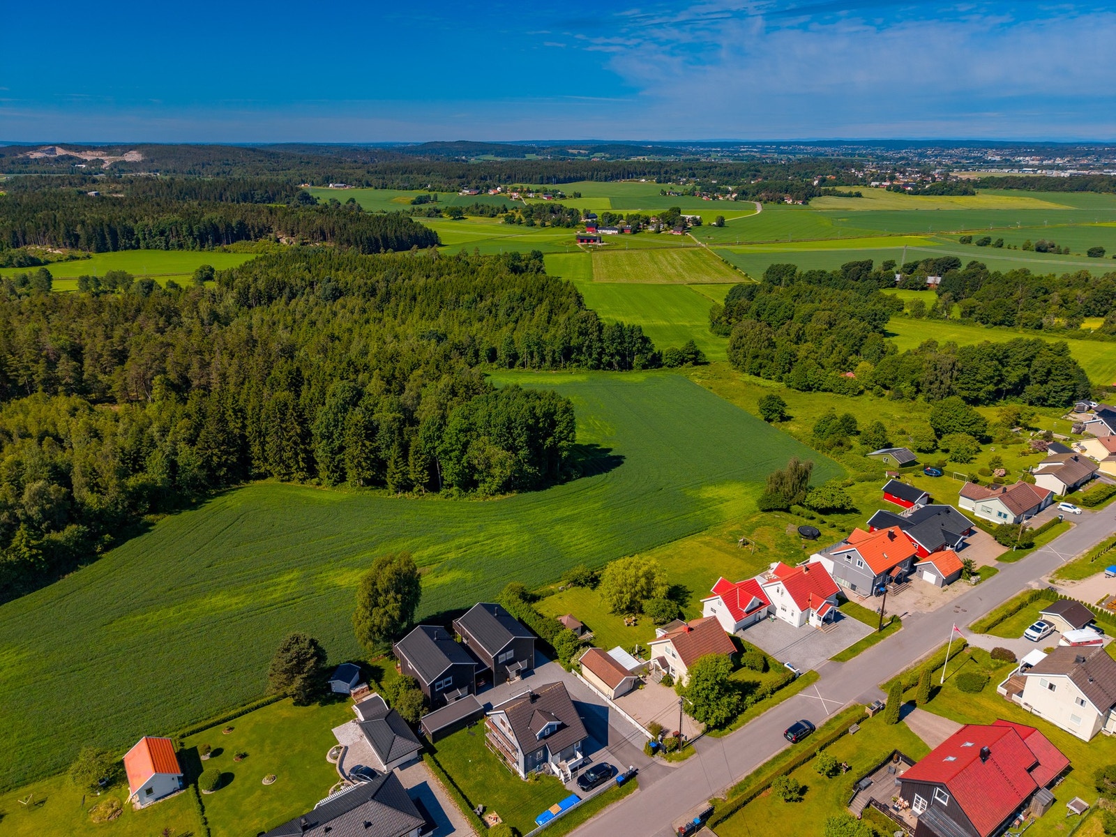 Rolig område med lite gjennomgangstrafikk. Galleribilde