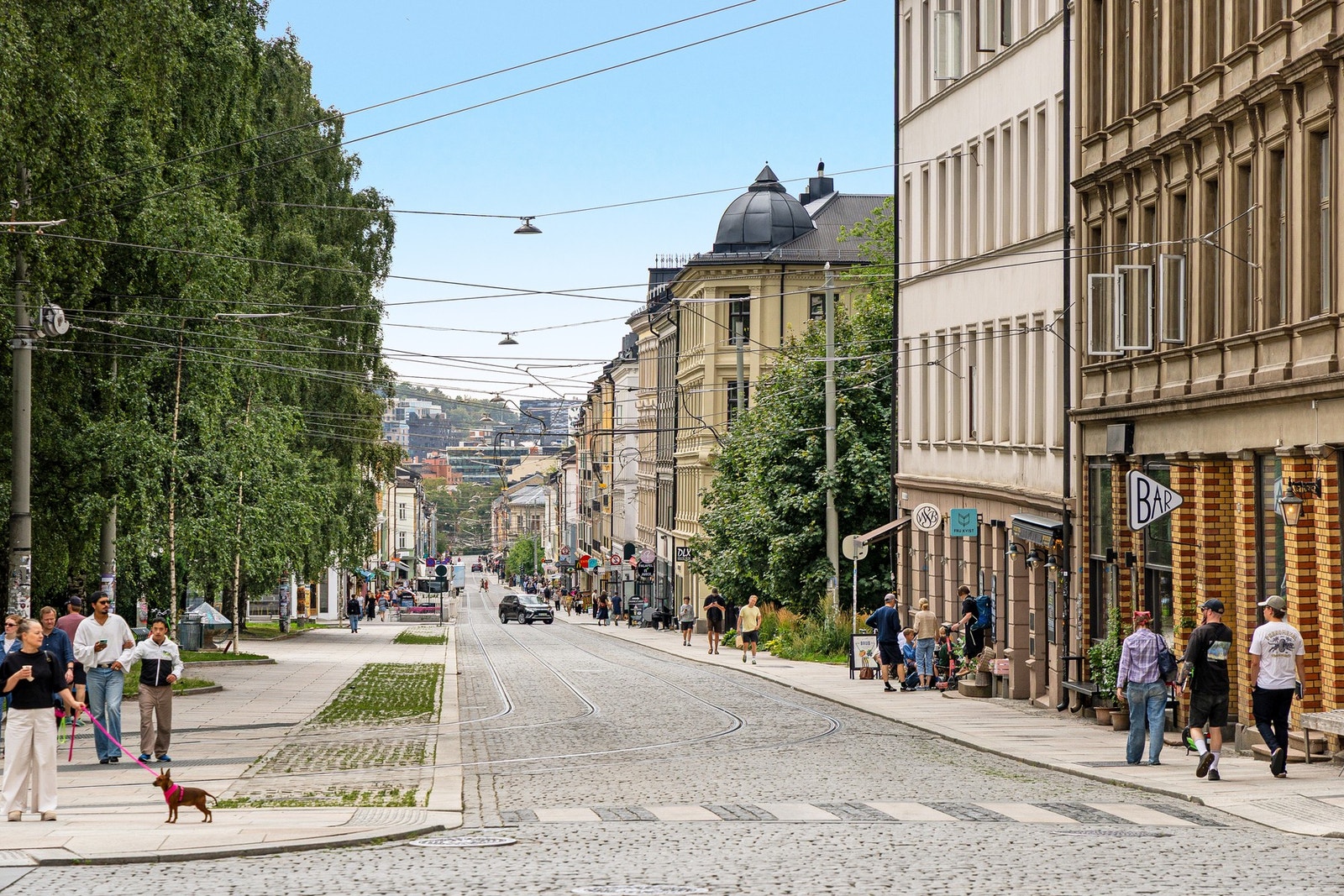 Beliggenheten på Grünerløkka er blant områdets aller største kvaliteter. Galleribilde