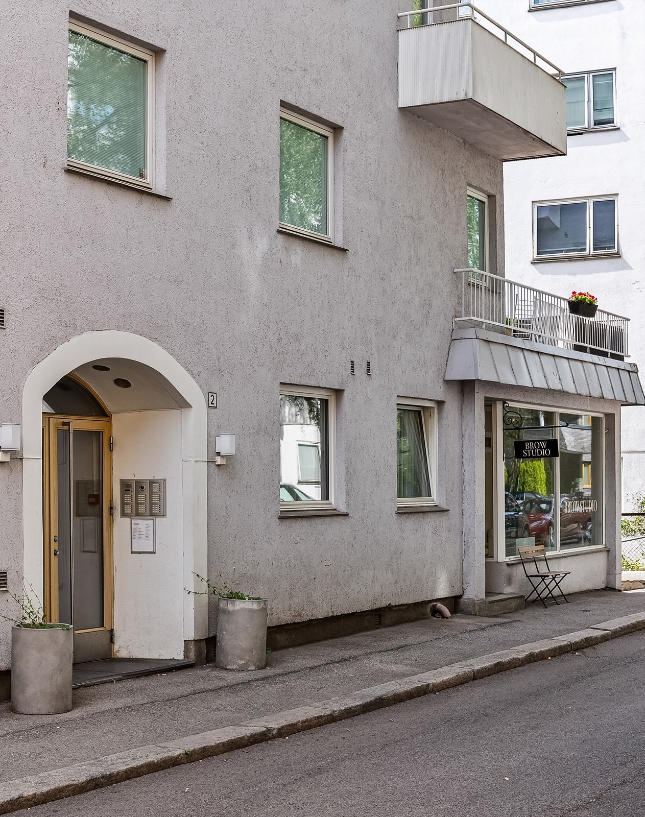 Fasade - Elsters gate har navn etter forfatteren Kristian Mandrup Elster den eldre (1841-1881) Galleribilde