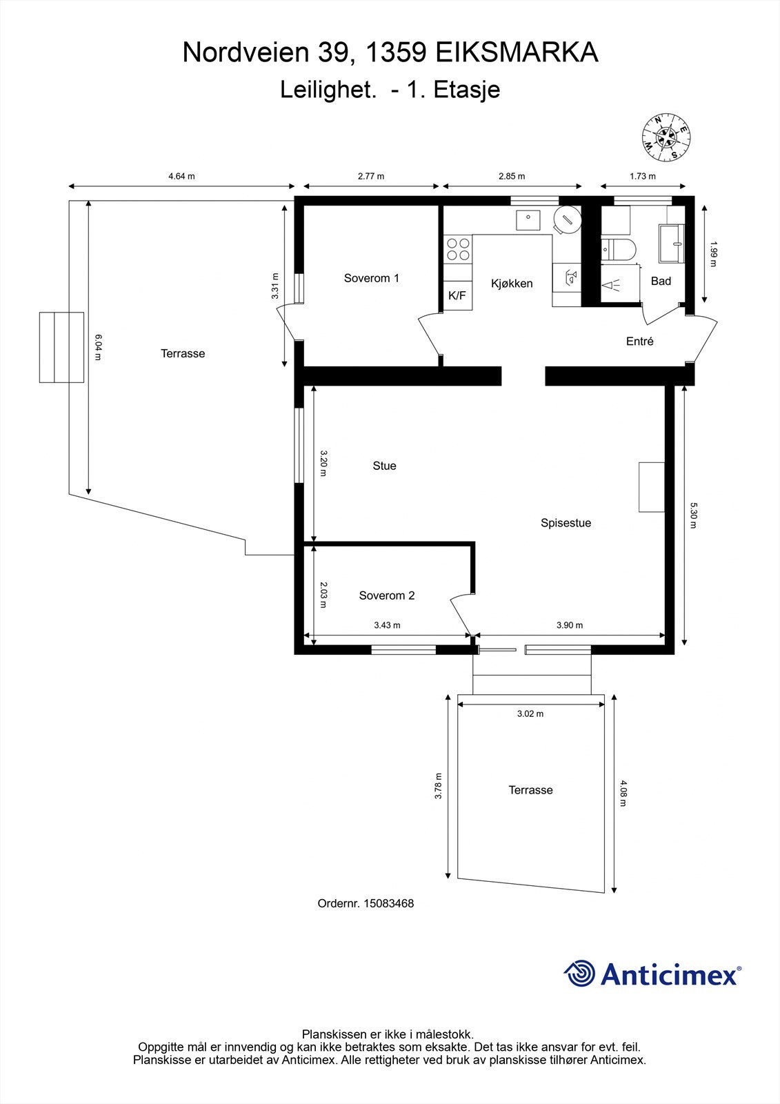 Plantegning Galleribilde