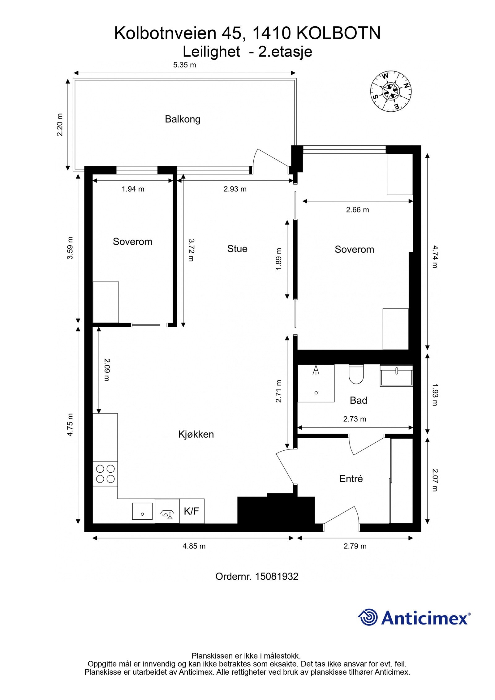 Plantegning Galleribilde
