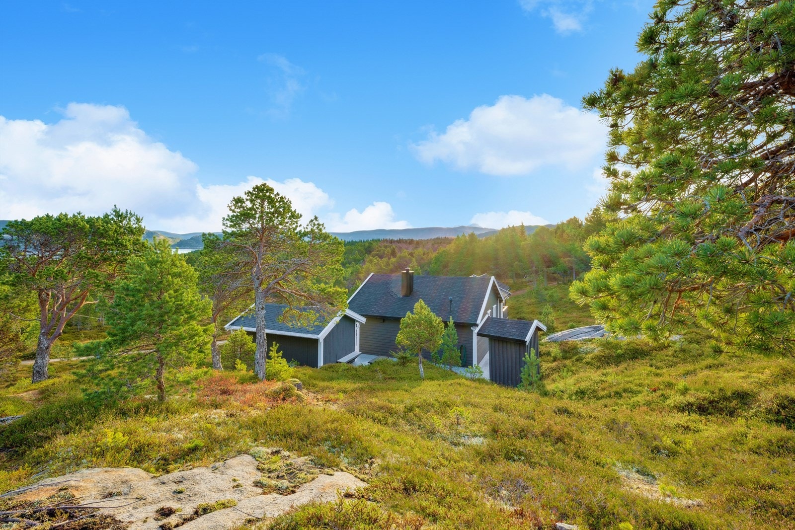 Nærområdet byr på strålende muligheter for tur- og rekreasjon, både sommer som vinter. Galleribilde