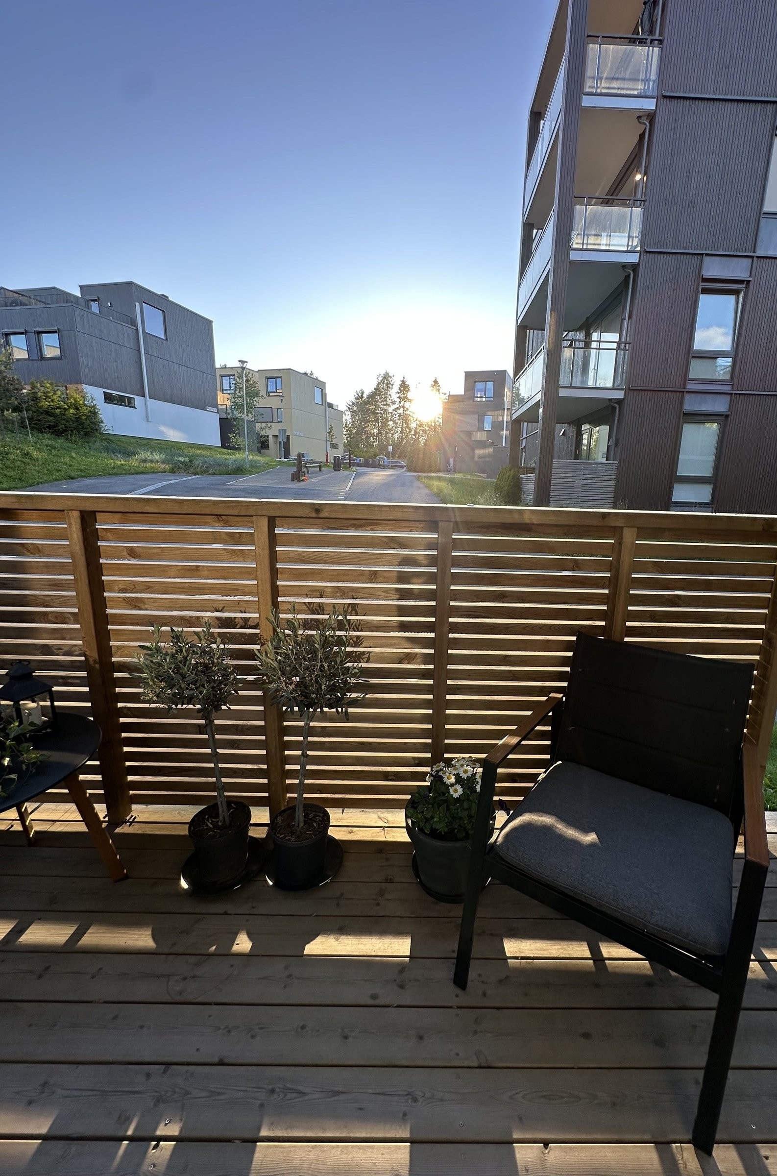 Solnedgangen mor vest Galleribilde