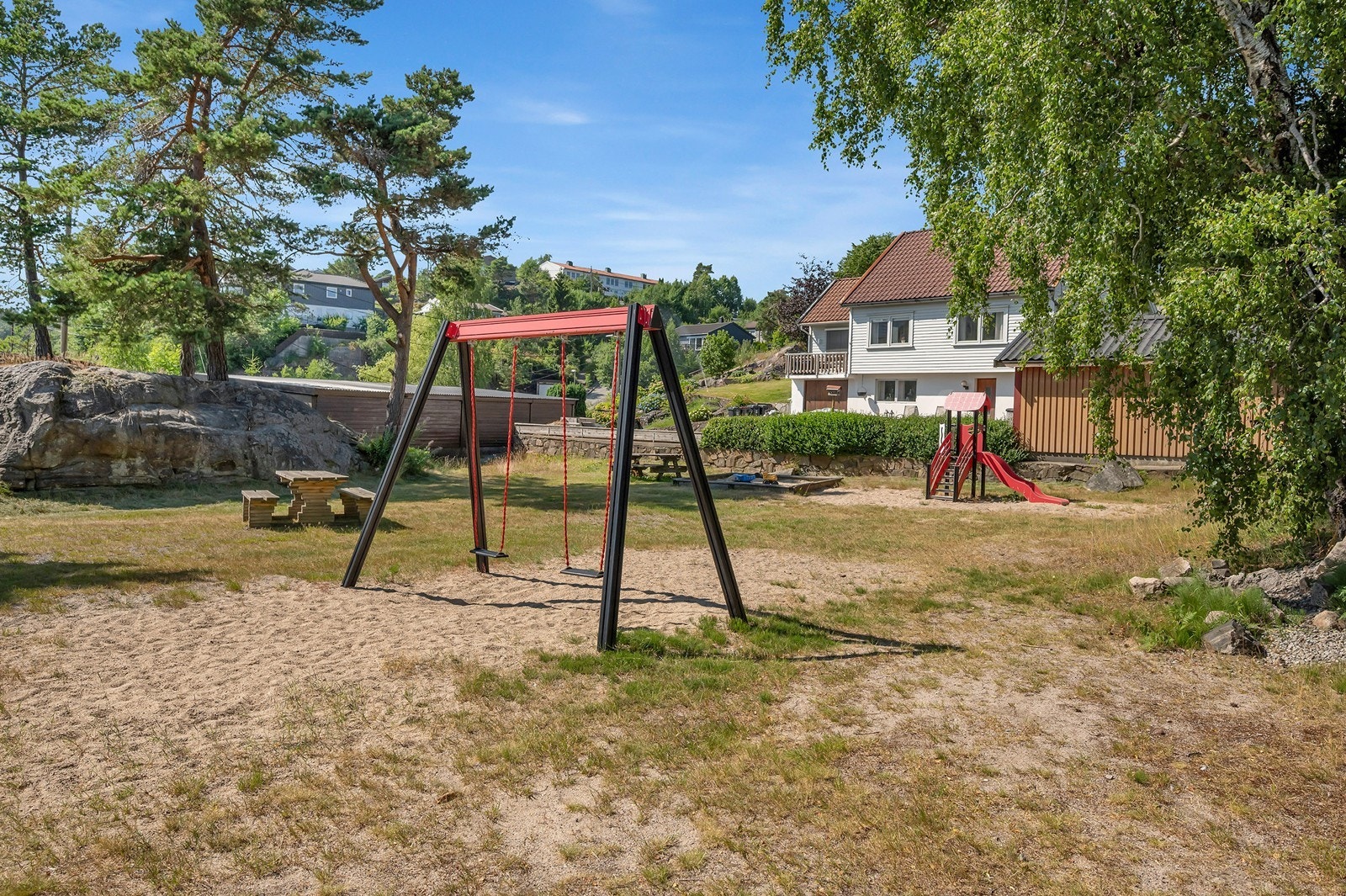 Nærområdet er tilrettelagt for barn Galleribilde