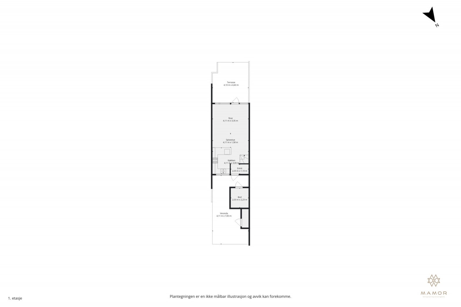 Plantegning Galleribilde